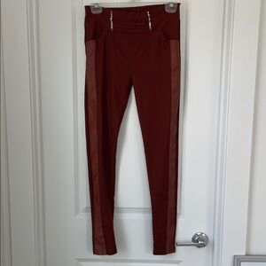 Tan Stretch Leggings Size Medium
